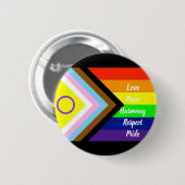 Badge Rond 5 Cm Fierté (Devant & derrière)