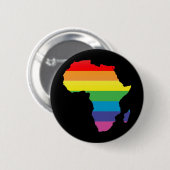 Badge Rond 5 Cm fierté africaine. (Devant & derrière)