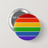 Badge Rond 5 Cm Fierté arc-en-ciel (Devant & derrière)