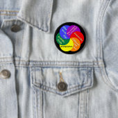 Badge Rond 5 Cm Fierté autiste toujours (En situation)
