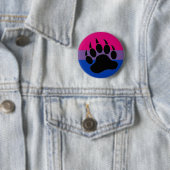 Badge Rond 5 Cm Fierté bisexuelle d'ours (En situation)