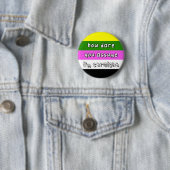 Badge Rond 5 Cm Fierté Ceterosexuelle - "Comment osez-vous suppose (En situation)