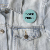 BADGE ROND 5 CM FIERTÉ DE DORK (En situation)