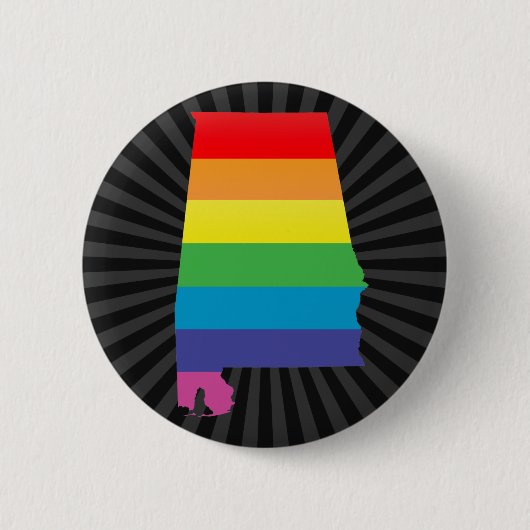 Badge Rond 5 Cm fierté de l'alabama. (Devant)