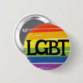 Badge Rond 5 Cm Fierté de LGBT (Devant & derrière)