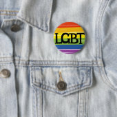 Badge Rond 5 Cm Fierté de LGBT (En situation)