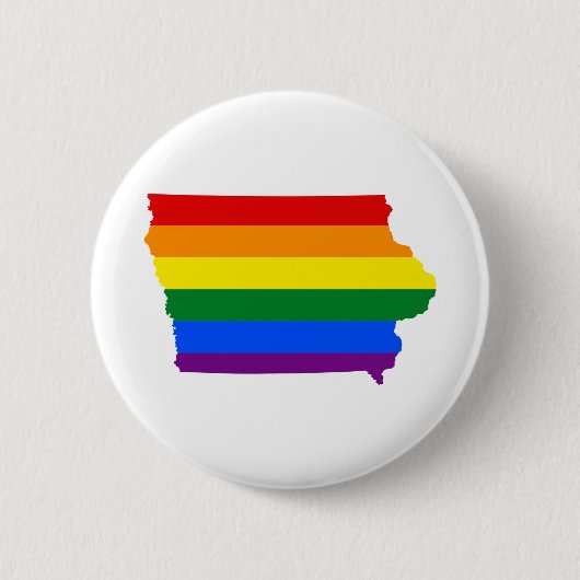 Badge Rond 5 Cm Fierté de l'Iowa (Devant)