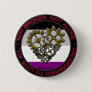 Badge Rond 5 Cm Fierté de robot d'as - petite