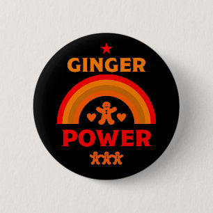 Badge Rond 5 Cm Fierté des cheveux de gingembre