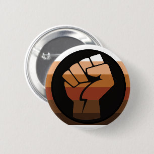Badge Rond 5 Cm Fierté des gens de couleur (POC)