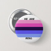 Badge Rond 5 Cm Fierté d'Omnisexual (Devant & derrière)