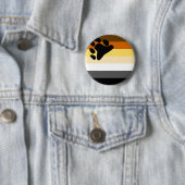 Badge Rond 5 Cm Fierté d'ours (En situation)