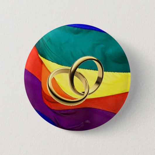 Badge Rond 5 Cm Fierté et mariage (Devant)