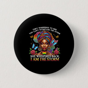 Badge Rond 5 Cm Fierté Femme Noire Rétro Je Suis L'Inspiration De
