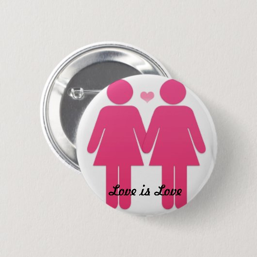 Badge Rond 5 Cm Fierté lesbienne (Devant & derrière)