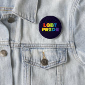 BADGE ROND 5 CM FIERTÉ LGBT (En situation)