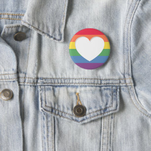Badge Rond 5 Cm Fierté LGBTQ L'amour est Love Button Pin