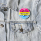 Badge Rond 5 Cm Fierté panromantique - "Comment osez-vous supposer (En situation)
