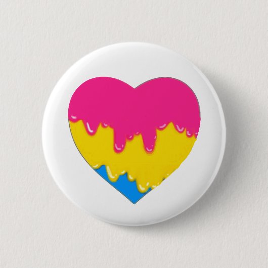 Badge Rond 5 Cm fierté pansexual (Devant)