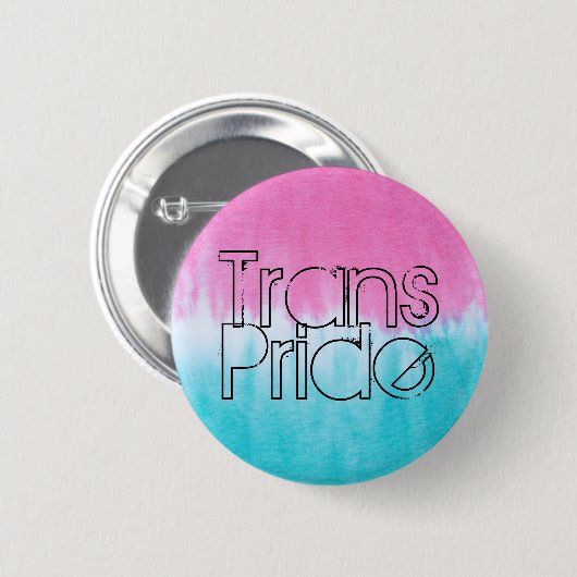 Badge Rond 5 Cm Fierté trans (Devant & derrière)