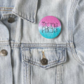 Badge Rond 5 Cm Fierté trans (En situation)