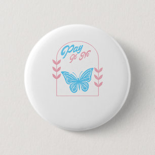 Badge Rond 5 Cm Fierté trans Ignorez-le Droits des personnes trans