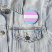 Badge Rond 5 Cm fierté transgenre (En situation)