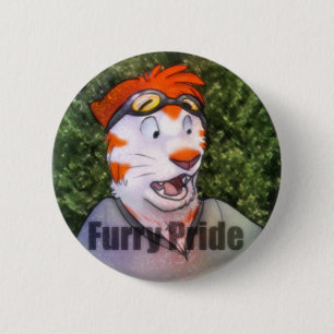 Badge Rond 5 Cm Fierté velue