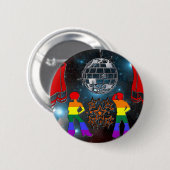 Badge Rond 5 Cm Fièvre de disco (Devant & derrière)
