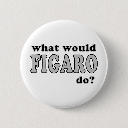 Badge Rond 5 Cm Figaro (Devant)
