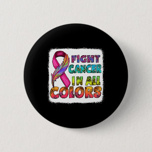 Badge Rond 5 Cm Fight Cancer