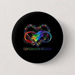 Badge Rond 5 Cm Fight Cancer