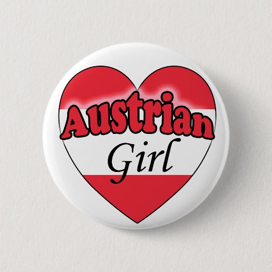 Badge Rond 5 Cm fille autrichienne (Devant)