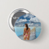 Badge Rond 5 Cm Fille Bikini Thunder_Cove (Devant & derrière)