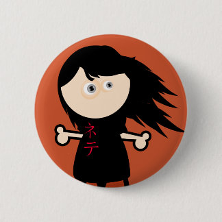 Badge Rond 5 Cm Fille collante #1