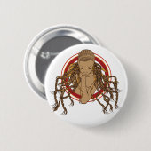 Badge Rond 5 Cm Fille de Dreadlock (Devant & derrière)