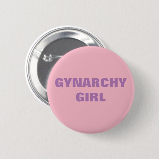 BADGE ROND 5 CM FILLE DE GYNARCHY (Devant & derrière)