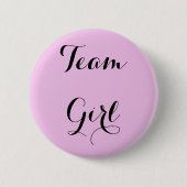 Badge Rond 5 Cm fille de l'équipe - bouton du parti (Devant)