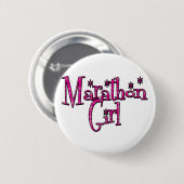 Badge Rond 5 Cm Fille de marathon (Devant & derrière)