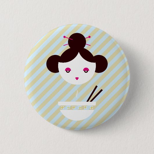 Badge Rond 5 Cm Fille de miso (Devant)