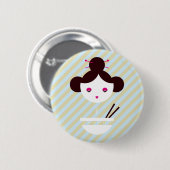 Badge Rond 5 Cm Fille de miso (Devant & derrière)