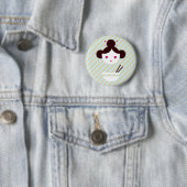 Badge Rond 5 Cm Fille de miso (En situation)