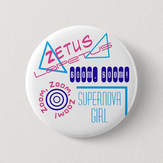 Badge Rond 5 Cm Fille de supernova (Devant)