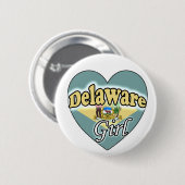 Badge Rond 5 Cm Fille Delaware (Devant & derrière)