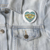 Badge Rond 5 Cm Fille Delaware (En situation)