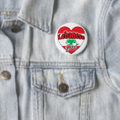 Badge Rond 5 Cm Fille libanaise (En situation)
