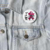 Badge Rond 5 Cm Fille - Myélome multiple ruban (En situation)