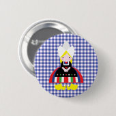 Badge Rond 5 Cm Fille néerlandaise (Devant & derrière)