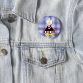 Badge Rond 5 Cm Fille néerlandaise (En situation)