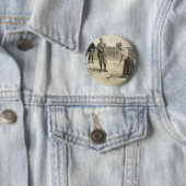 Badge Rond 5 Cm Fille SUPÉRIEURE de golf (En situation)